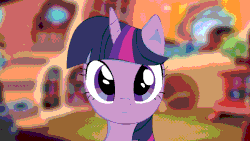 Size: 640x360 | Tagged: safe, artist:snecy, twilight sparkle, alicorn, pony, g4, animated, female, looking at you, mare, solo, twilight sparkle (alicorn), youtube link