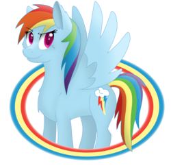 Size: 900x882 | Tagged: safe, artist:missitofu, rainbow dash, g4, female, solo