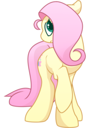 Size: 460x529 | Tagged: safe, artist:rhauniffer, fluttershy, g4, female, looking at you, solo