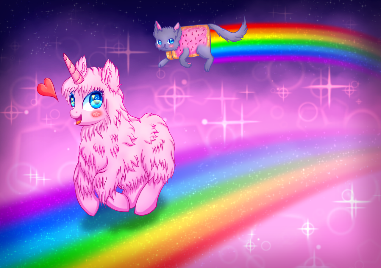 safe, artist:9de-light6, oc, oc only, oc:fluffle puff, pink fluffy unicorns ...