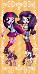 Size: 1024x1980 | Tagged: safe, artist:anggrc, rarity, twilight sparkle, equestria girls, g4, humanized, twilight sparkle (alicorn)