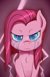 Size: 1266x1941 | Tagged: safe, artist:fearingfun, pinkie pie, g4, crying, female, pinkamena diane pie, portrait, sad, solo