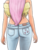 Size: 1000x1000 | Tagged: safe, artist:king-kakapo, fluttershy, human, g4, ass, butt, clothes, cute, female, flutterbutt, humanized, jeans, multiple variants, partially undressed, simple background, solo, topless, transparent background, winged humanization