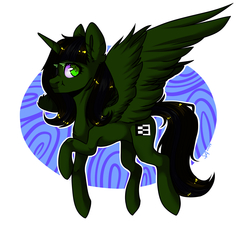 Size: 3271x2993 | Tagged: safe, artist:sunshineapple, oc, oc only, alicorn, pony, high res, smiling, solo
