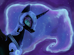 Size: 1200x900 | Tagged: safe, artist:staticdragon1, nightmare moon, g4, female, solo