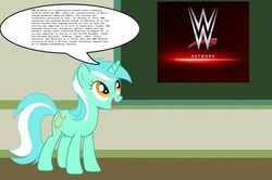 Size: 1774x1176 | Tagged: safe, lyra heartstrings, g4, chalkboard, human studies101 with lyra, incorrect meme use, meme, tl;dr, wwe, wwe network