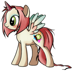 Size: 587x576 | Tagged: safe, artist:darwem0, oc, oc only, alicorn, pony, alicorn oc, solo