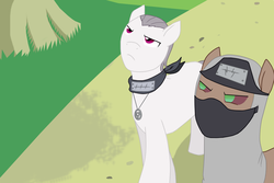 Size: 1275x850 | Tagged: safe, artist:haruna133, pony, akatsuki, duo, hidan, kakuzu, naruto, ponified