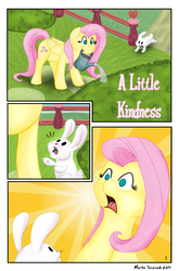 Size: 2025x3067 | Tagged: safe, artist:maerafey, angel bunny, fluttershy, comic:a little kindness, g4, comic, high res