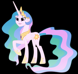 Size: 900x855 | Tagged: safe, princess celestia, principal celestia, human head pony, equestria girls, g4, abomination, black background, female, nightmare fuel, simple background, solo, what has magic done, what has science done
