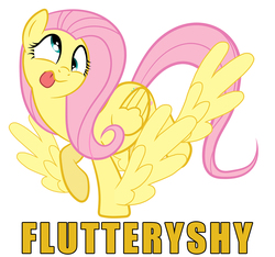 Size: 1500x1406 | Tagged: safe, artist:greaterlimit, artist:proenix, edit, fluttershy, g4, derp, female, flutteryshy, simple background, solo, vector, wat, white background