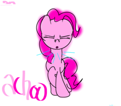 Size: 2226x1954 | Tagged: safe, artist:daisymeadows, pinkie pie, earth pony, pony, g4, eyes closed, female, mare, simple background, sneezing, solo, transparent background