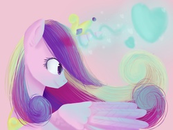 Size: 1024x768 | Tagged: safe, artist:iponylover, princess cadance, g4, female, solo
