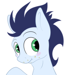 Size: 827x855 | Tagged: safe, artist:allyster-black, soarin', pegasus, pony, g4, crumbs, gluttony, male, simple background, solo, stallion, transparent background