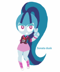 Size: 720x855 | Tagged: safe, artist:miracle32, sonata dusk, equestria girls, g4, chibi, female, solo