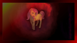 Size: 2939x1653 | Tagged: safe, fluttershy, g4, message, surreal