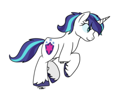 Size: 1076x827 | Tagged: safe, artist:quincydragon, shining armor, pony, g4, gleaming shield, rule 63, simple background, solo, transparent background, unshorn fetlocks