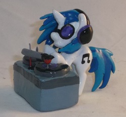 Size: 1577x1465 | Tagged: safe, artist:gryphyn-bloodheart, dj pon-3, vinyl scratch, g4, blind bag, customized toy, irl, photo, toy, turntable