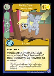 Size: 372x520 | Tagged: safe, enterplay, derpy hooves, pegasus, pony, g4, my little pony collectible card game, the crystal games, ccg, female, mare, that one nameless background pony we all know and love