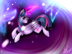 Size: 1024x768 | Tagged: safe, artist:rflzqt, twilight sparkle, alicorn, pony, g4, female, mare, solo, twilight sparkle (alicorn)