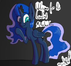 Size: 971x903 | Tagged: safe, artist:magical disaster, princess luna, alicorn, pony, g4, faic, female, lunafest, simple picture, solo, twiface