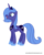 Size: 2136x2649 | Tagged: safe, artist:blackm3sh, princess luna, g4, female, happy, high res, s1 luna, solo