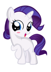 Size: 1024x1447 | Tagged: safe, artist:coltsteelstallion, rarity, g4, cute, female, filly, filly rarity, solo, younger