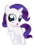 Size: 1024x1447 | Tagged: safe, artist:coltsteelstallion, rarity, g4, cute, female, filly, filly rarity, solo, younger