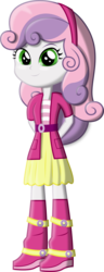 Size: 1918x5000 | Tagged: safe, artist:ex-machinart, sweetie belle, equestria girls, g4, belt, boots, clothes, cute, diasweetes, female, shoes, simple background, skirt, solo, transparent background, vector