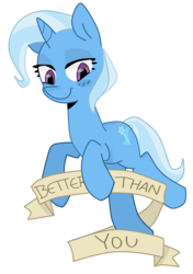 Size: 1707x2419 | Tagged: safe, artist:meowing-ghost, trixie, pony, unicorn, g4, female, mare, old banner, solo