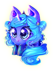 Size: 2035x2726 | Tagged: safe, artist:minamikoboyasy, princess luna, g4, female, filly, high res, solo, woona