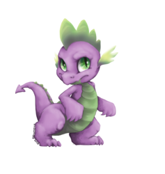 Size: 1800x1900 | Tagged: safe, artist:breakingreflections, spike, dragon, g4, male, simple background, solo, transparent background