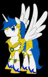 Size: 698x1127 | Tagged: safe, oc, oc:master valor mccloud, alicorn, pony, alicorn oc, male, royal guard, royal guard armor, stallion