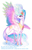 Size: 512x800 | Tagged: dead source, safe, artist:nattherat, princess celestia, alicorn, pony, g4, female, pretty, solo, unshorn fetlocks