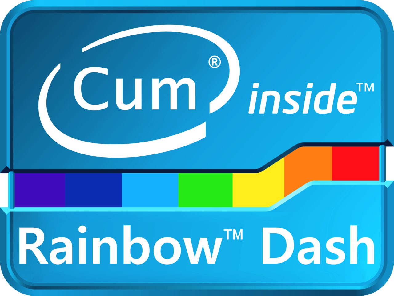 suggestive, rainbow dash, intel, intel inside, iwtcird, meme, no pony, text...