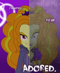 Size: 807x989 | Tagged: safe, artist:mit-boy, adagio dazzle, two sided posters, equestria girls, g4, my little pony equestria girls: rainbow rocks, two sides