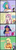 Size: 614x1884 | Tagged: safe, artist:hazurasinner, applejack, discord, fluttershy, pinkie pie, princess celestia, rainbow dash, rarity, twilight sparkle, human, g4, blushing, crying, dark skin, female, humanized, lesbian, magical lesbian spawn, male, mane six, offspring, pregnancy test, pregnant, ship:dislestia, ship:flutterdash, ship:rarijack, ship:twinkie, shipping, straight