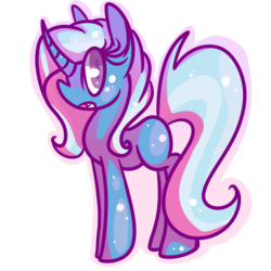 Size: 1200x1200 | Tagged: safe, artist:sugaropolis, trixie, pony, unicorn, g4, curved horn, female, horn, solo