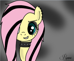 Size: 719x597 | Tagged: artist needed, safe, fluttershy, g4, emo, emoshy, female, solo