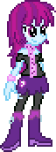 Size: 64x172 | Tagged: safe, artist:botchan-mlp, mystery mint, equestria girls, g4, animated, background human, cute, desktop ponies, female, mysterybetes, pixel art, simple background, solo, sprite, transparent background