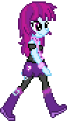 Size: 96x172 | Tagged: safe, artist:botchan-mlp, mystery mint, equestria girls, g4, animated, background human, cute, desktop ponies, female, mysterybetes, pixel art, simple background, solo, sprite, teenager, transparent background, walk cycle