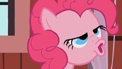 Size: 1280x720 | Tagged: safe, pinkie pie, g4, bedroom eyes, duckface, great moments in animation, ponk