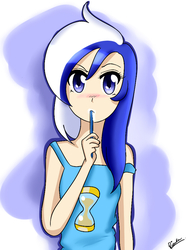 Size: 720x960 | Tagged: safe, artist:riouku, minuette, human, g4, female, humanized, solo, toothbrush