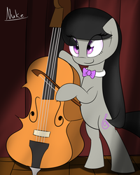 Size: 2000x2500 | Tagged: safe, artist:nuke928, octavia melody, g4, cello, female, high res, musical instrument, solo, stage
