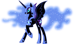 Size: 8197x4926 | Tagged: safe, artist:moongazeponies, nightmare moon, g4, absurd resolution, female, simple background, solo, transparent background, vector