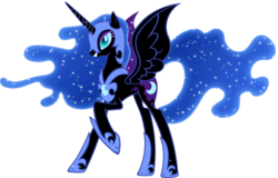 Size: 7699x4926 | Tagged: safe, artist:moongazeponies, nightmare moon, g4, absurd resolution, female, simple background, solo, transparent background, vector