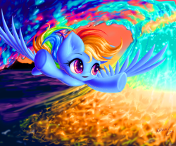 Size: 3000x2500 | Tagged: safe, artist:katputze, rainbow dash, g4, .psd available, color porn, female, filly, filly rainbow dash, high res, psychedelic, solo, younger