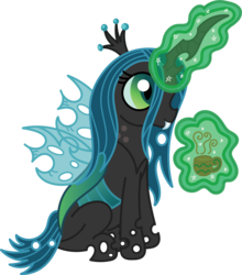 Size: 2408x2735 | Tagged: safe, artist:rug437, queen chrysalis, changeling, changeling queen, g4, female, high res, simple background, solo, tea, teacup, transparent background