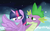 Size: 2511x1576 | Tagged: safe, artist:mishti14, spike, twilight sparkle, alicorn, pony, g4, female, male, mare, ship:twispike, shipping, straight, twilight sparkle (alicorn)