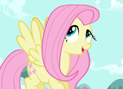 Size: 1502x1080 | Tagged: safe, screencap, fluttershy, g4, may the best pet win, female, solo